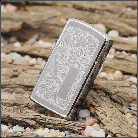 Alternative view of Zippo 1652 - Zippo Slim Venetian High Polish Chrome