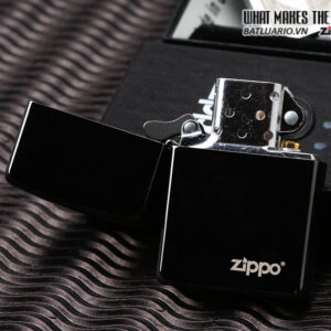 Zippo 24756ZL - Zippo Ebony with Zippo Logo