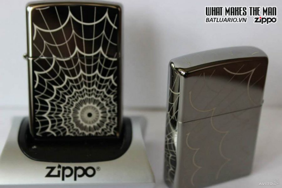 Zippo 28527 - Zippo Spider Web Black Ice