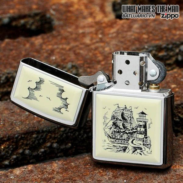 Zippo 359 - Zippo Scrimshaw Ship