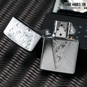 ZIppo 24904 – Zippo V-Scroll Herringbone Sweep