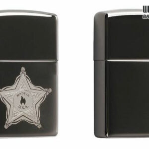 Zippo 28360 – Zippo Skull Badge Black Ice