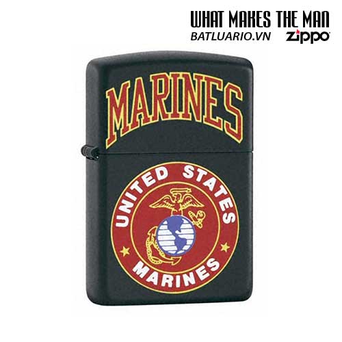 Zippo 218.539 - Zippo US Marines Black Matte
