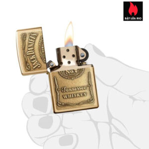 Zippo 254BJD.428 - Zippo Jack Daniel's Emblem High Polish Brass 1