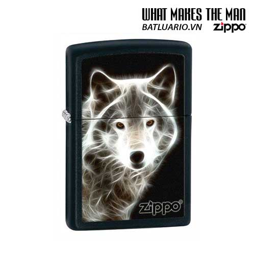 Zippo 28303 - Zippo White Wolf Black Matte