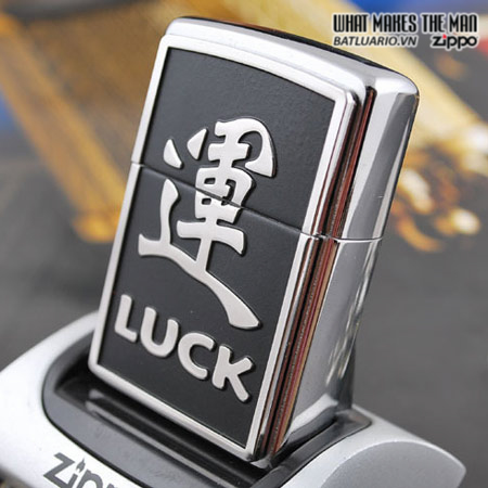 Zippo 20331 – Zippo Chinese Symbol Luck Emblem Chrome 1