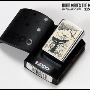 Zippo 20693 - Zippo Scrimshaw Whale of a Tail 6 Zippo 20693 - Zippo Scrimshaw Whale of a Tail - Ảnh 3