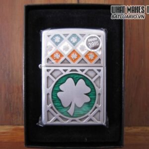 Zippo 21152 - Zippo Luck of The Irish Emblem Satin Chrome 5 Zippo 21152 – Zippo Luck of The Irish Emblem Satin Chrome 2