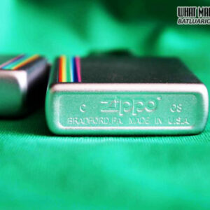 Zippo 24340 – Zippo Lighter Colorz Satin Chrome 1