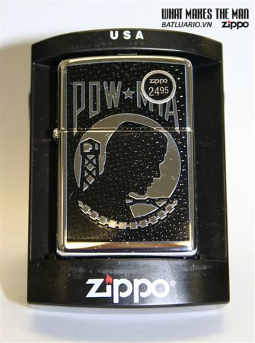 Zippo 24377 – Zippo POW / MIA High Polish Chrome 1