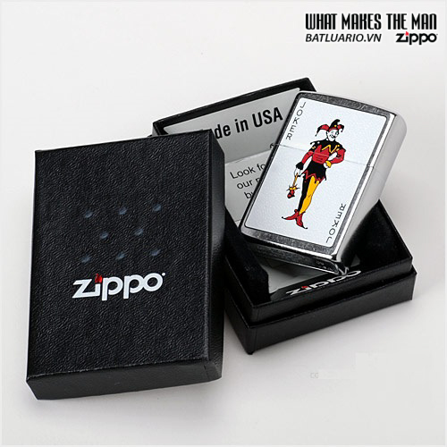 Zippo 24477 – Zippo Lighter Joker Street Chrome 2