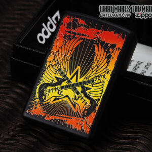 Zippo 24891 – Zippo Lighter Guitar Black Matte