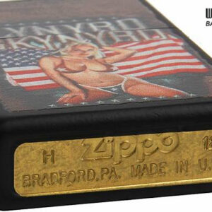 Zippo 28022 – Zippo Lynyrd Skynyrd American Magnet Girl Black Matte 1