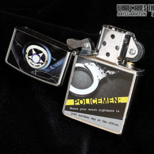 Zippo 28279 – Zippo Police Badge Handcuff Street Chrome 2