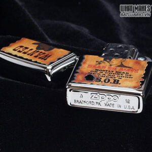 Zippo 28289 – Zippo Wanted Poster High Polish Chrome