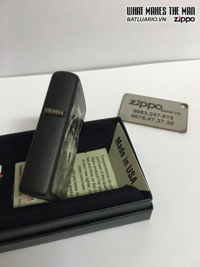 Zippo 28303 – Zippo White Wolf Black Matte 1