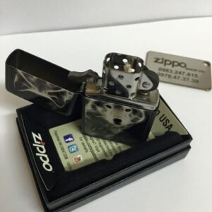 Zippo 28303 – Zippo White Wolf Black Matte