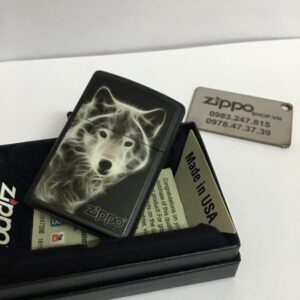 Zippo 28303 – Zippo White Wolf Black Matte 5