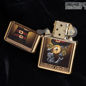Zippo 28320 – Zippo Industrial Machinery Art Skull Brushed Chrome 1