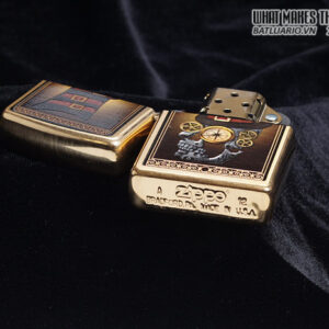 Zippo 28320 – Zippo Industrial Machinery Art Skull Brushed Chrome