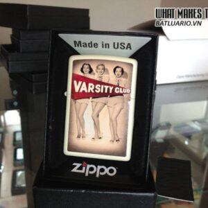 Zippo 28441 - Zippo Varsity Club Cream Matte 4 Zippo 28441 - Zippo Varsity Club Cream Matte - Ảnh 2