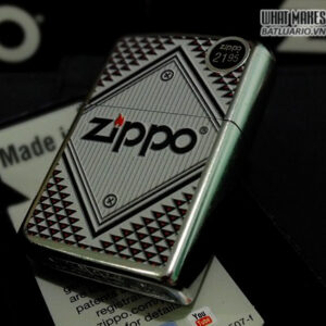 Zippo 28465 - Zippo Red And Chrome Triangles Street Chrome 5 Zippo 28465 – Zippo Red And Chrome Triangles Street Chrome