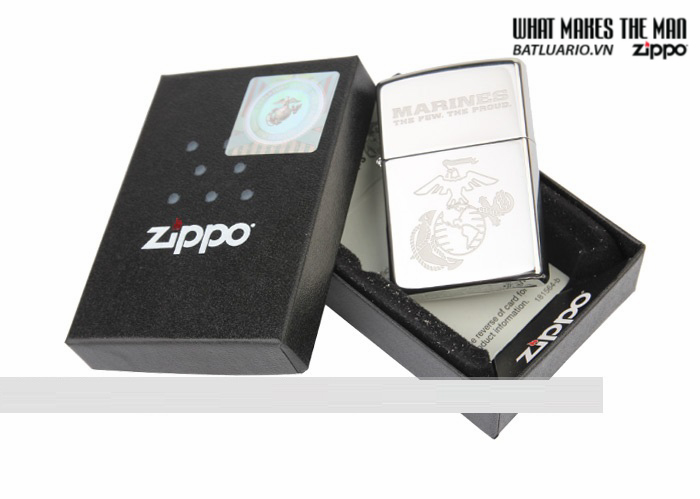 Zippo 28478 – Zippo US Marines Polished Chrome