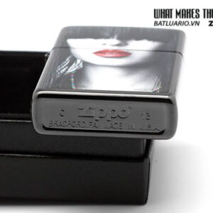 Zippo 28536 - Zippo Red Lips Ebony - Ảnh 3