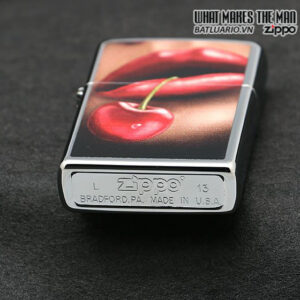 Zippo 28655 - Zippo Lips Cherries High Polish Chrome 6 Zippo 28655 - Zippo Lips Cherries High Polish Chrome - Ảnh 3