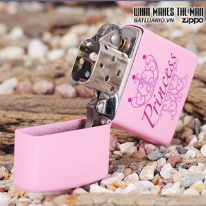 Zippo 24837 - Zippo Pink Princess Pink Matte 5 Zippo 24837 - Zippo Pink Princess Pink Matte - Ảnh 2