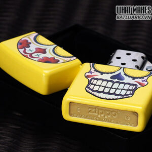 Zippo 24894 – Zippo Day of the Dead Skull Lemon 1