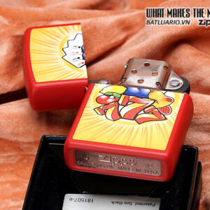 Zippo 28037 - Zippo Aces and Triple 7 Red Matte 5 Zippo 28037 - Zippo Aces and Triple 7 Red Matte - Ảnh 2