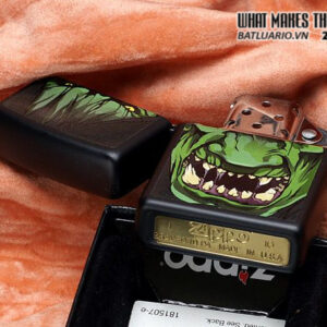 Zippo 28041 – Zippo Black Matte Angry Hulk