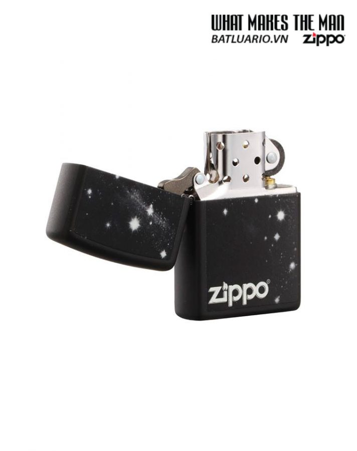 Zippo 28433 – Zippo Galaxy Logo Black Matte