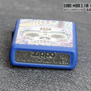 Zippo 28470 – Zippo Day Of The Dead Royal Blue Matte