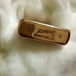 Zippo 1990 – đít lồi chữ xéo FOR THE LIGHT OF YOUR LIFE 1