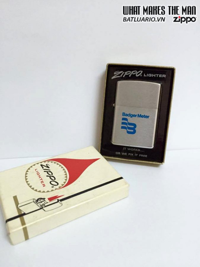 Zippo 1973 BADGER METER 4 Zippo 1973 BADGER METER - Ảnh 4