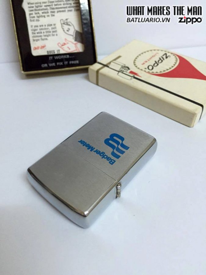 Zippo 1973 BADGER METER 5 Zippo 1973 BADGER METER - Ảnh 5