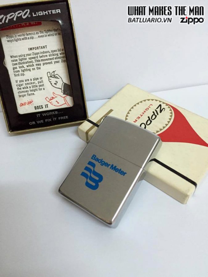 Zippo 1973 BADGER METER 9 Zippo 1973 BADGER METER - Ảnh 9