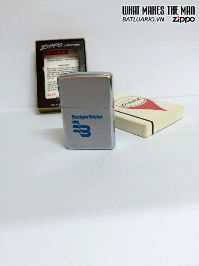 Zippo 1973 BADGER METER 2 Zippo 1973 BADGER METER - Ảnh 2
