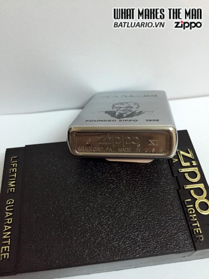 ZIPPO 1995 – FOUNDER LIGHTER BRUSHED CHROME 2 ZIPPO 1995 – FOUNDER LIGHTER BRUSHED CHROME 1
