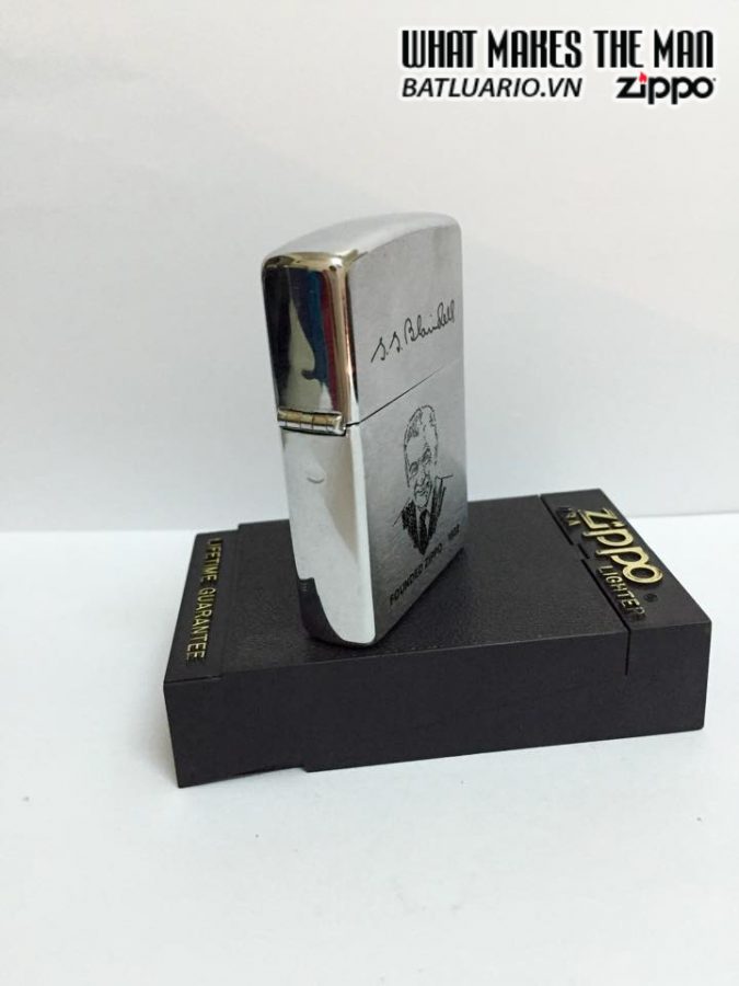 ZIPPO 1995 - FOUNDER LIGHTER BRUSHED CHROME 4 ZIPPO 1995 – FOUNDER LIGHTER BRUSHED CHROME 5
