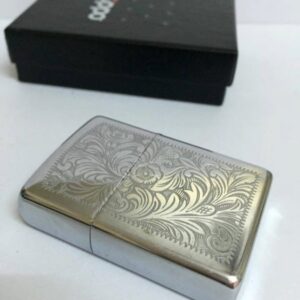Zippo Chrome Venetian 1980 15 Zippo Chrome Venetian 1980 - Ảnh 5