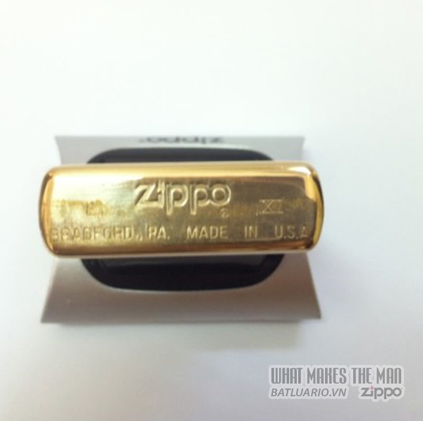 Zippo solid Brass - Đồng thau 3