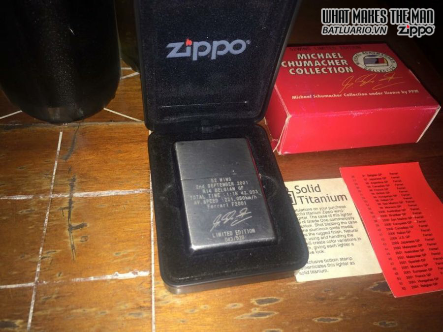 HIẾM - Zippo Solid Titanium Limited 1 HIẾM – Zippo Solid Titanium Limited 4