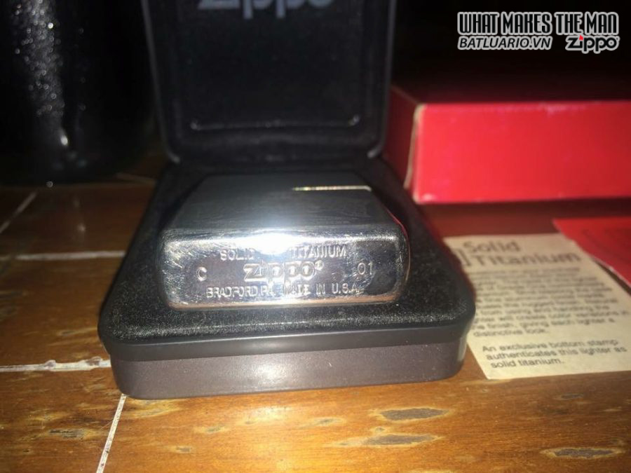 HIẾM – Zippo Solid Titanium Limited 1 HIẾM – Zippo Solid Titanium Limited 1