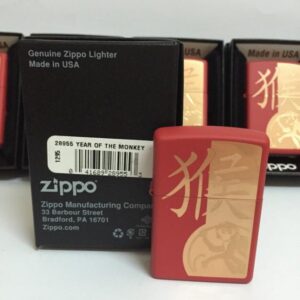 Zippo 28955 – Zippo Year Of The Monkey Red Matte