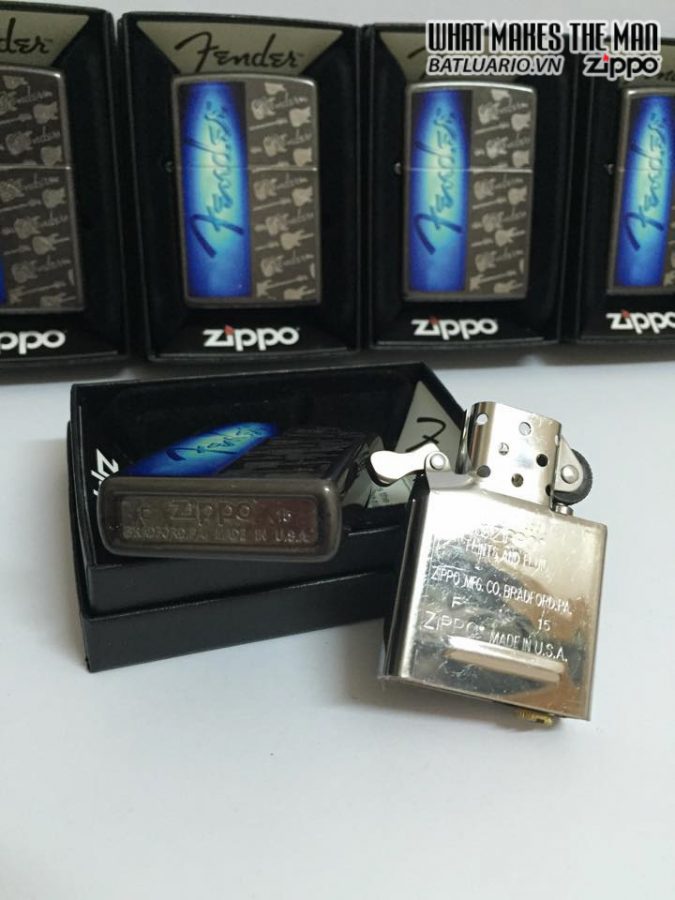 Zippo 28959 – Zippo Fender Guitar Gray Dusk Color Image