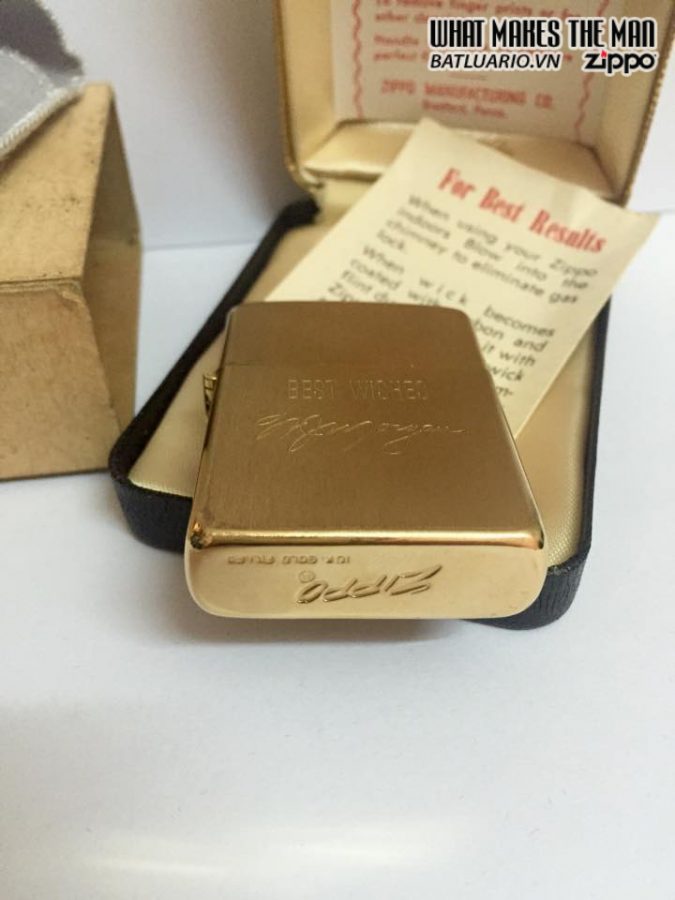Zippo 10K Gold Filled 6X 3 Zippo 10K Gold Filled 6X 3