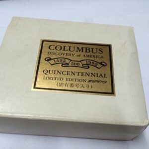 Zippo 32-90 mạ vàng - Hoạ tiết đắp nổi - Cristoforo Colombo 1